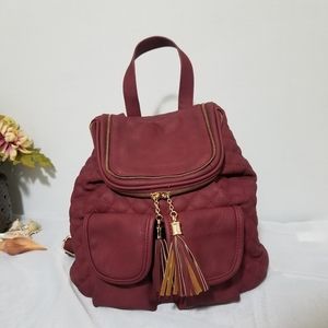 Imoshion Camila Burgundy backpack purse